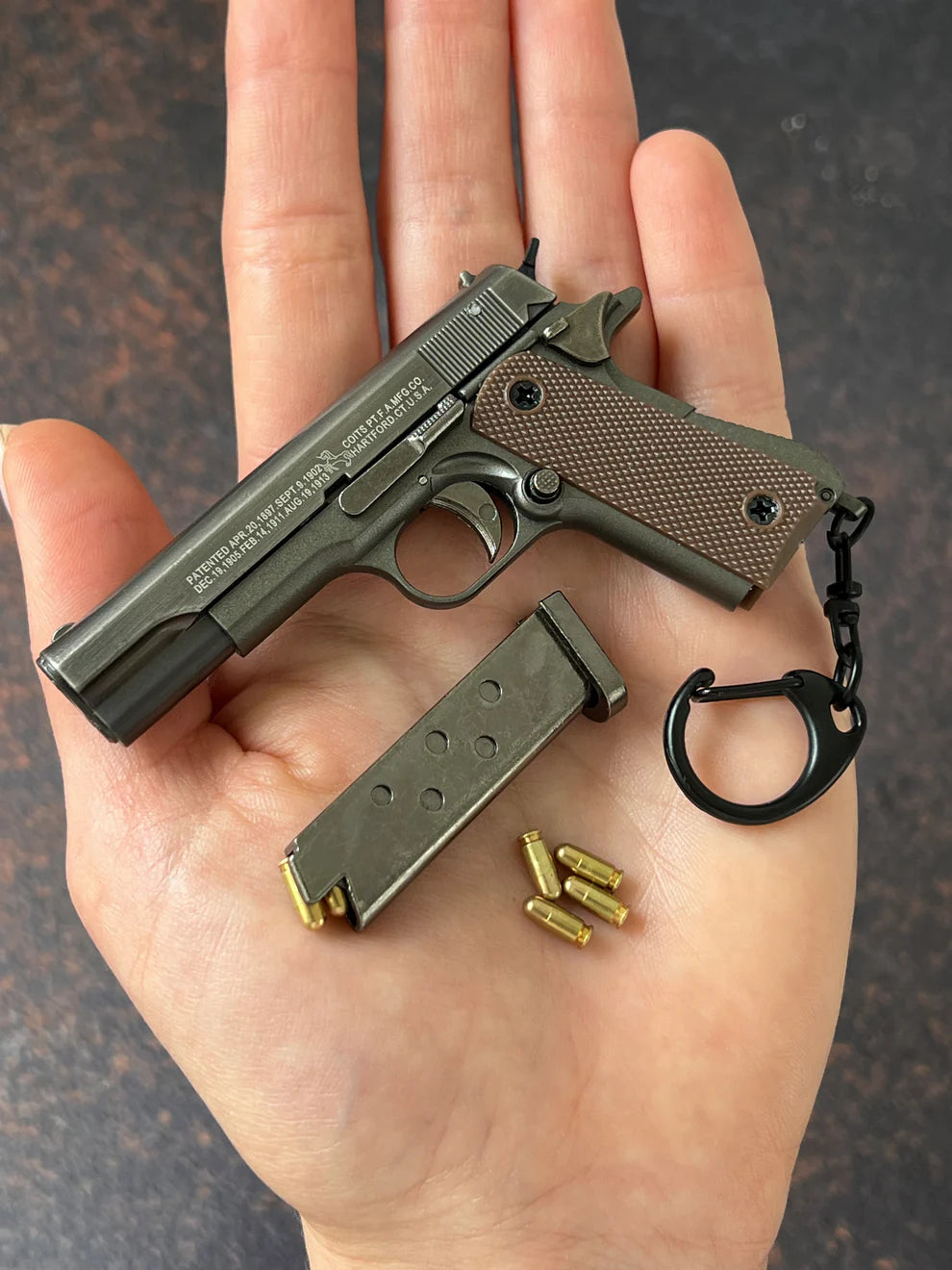 Colt M1911 Ejection Detachable Keychain