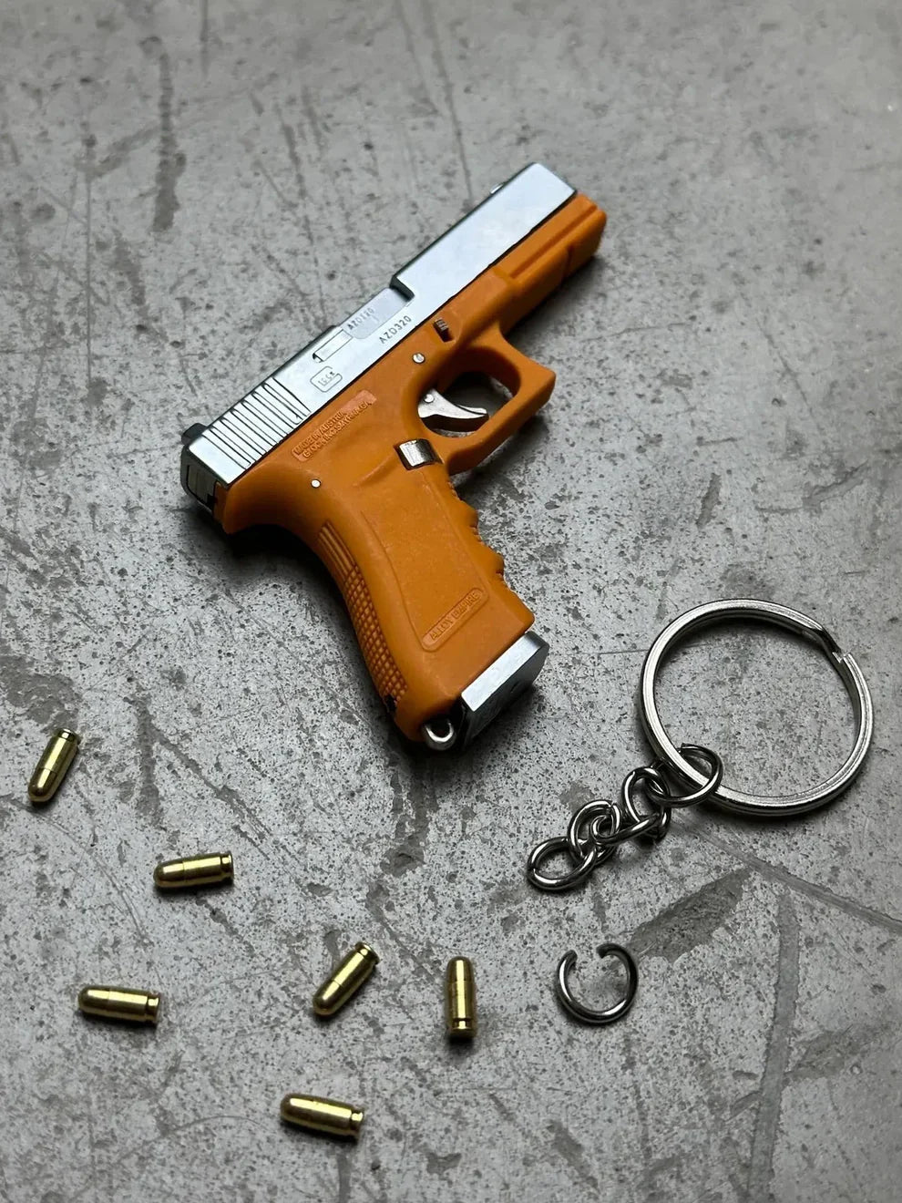Glock G17 Ejection Detachable Keychain - Spectrum Edition