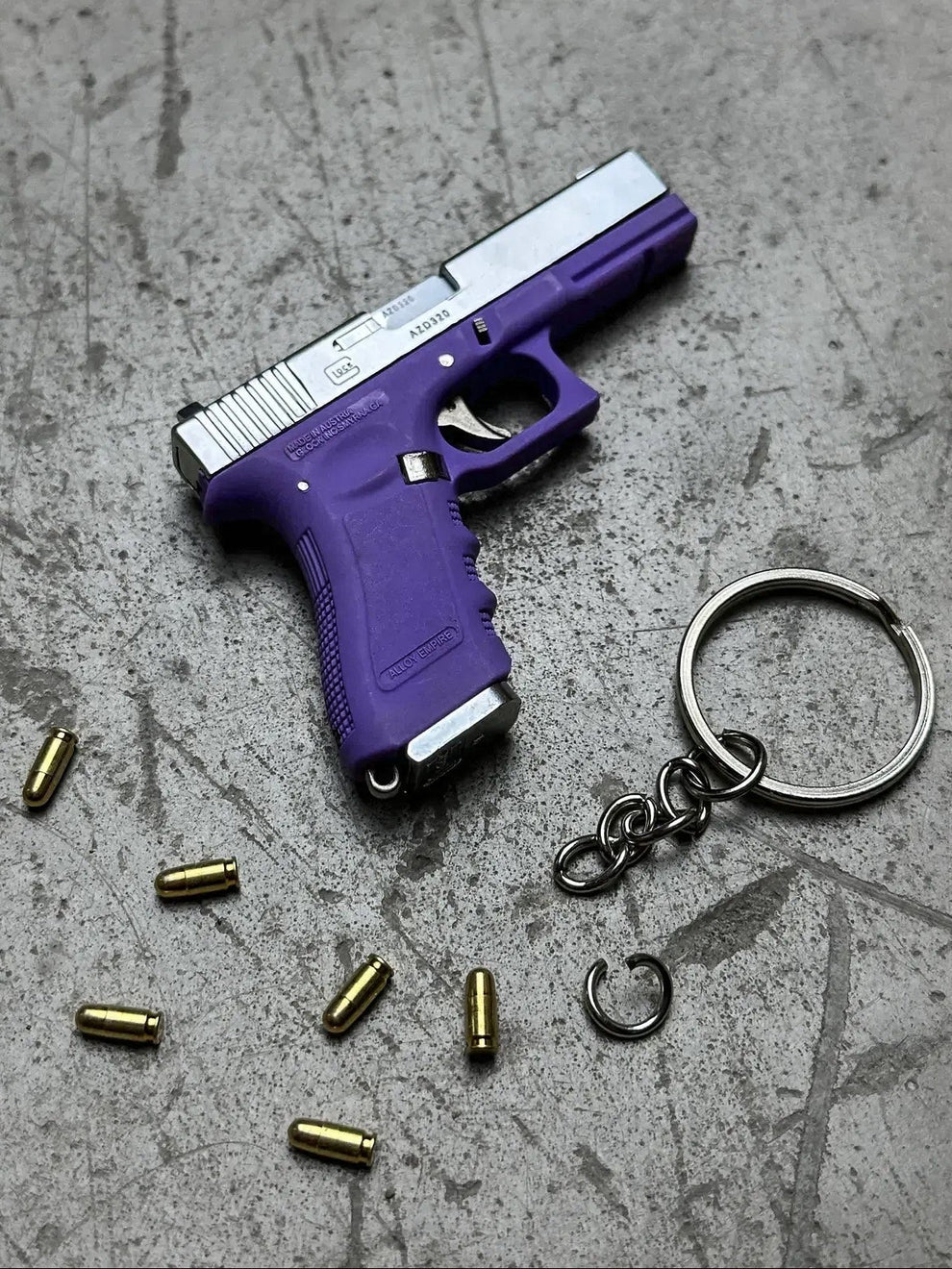 Glock G17 Ejection Detachable Keychain - Spectrum Edition