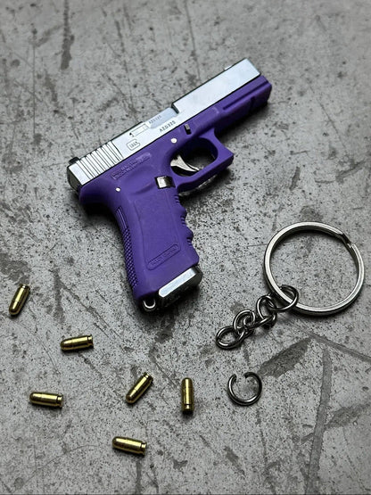 Glock G17 Ejection Detachable Keychain - Spectrum Edition