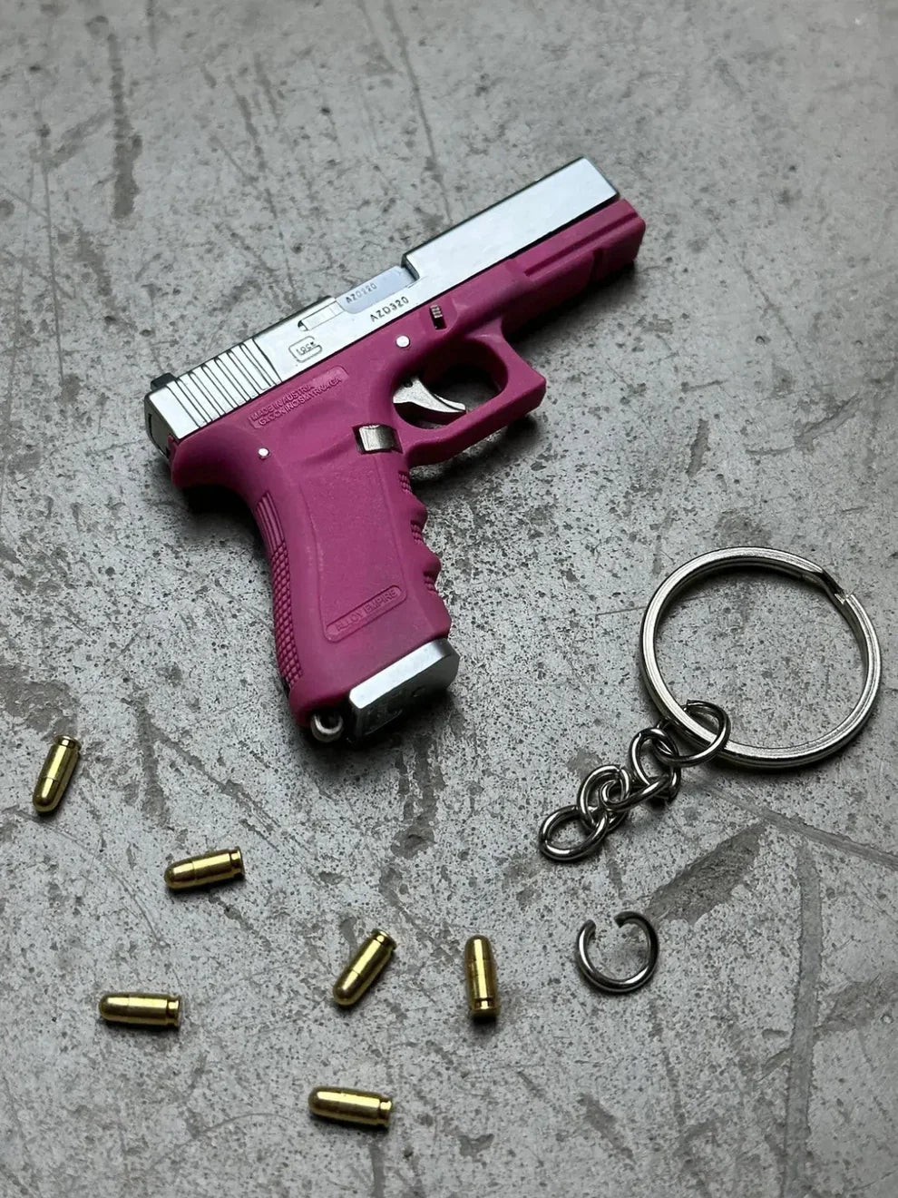 Glock G17 Ejection Detachable Keychain - Spectrum Edition