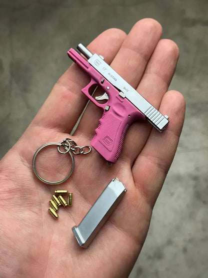 Glock G17 Ejection Detachable Keychain - Spectrum Edition