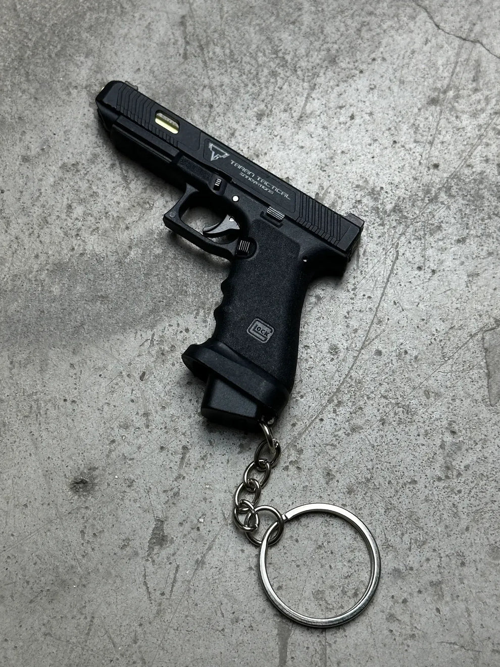 Glock G34 TTI Ejection Detachable Scale Model Keychain - TRIUMPH BASTION