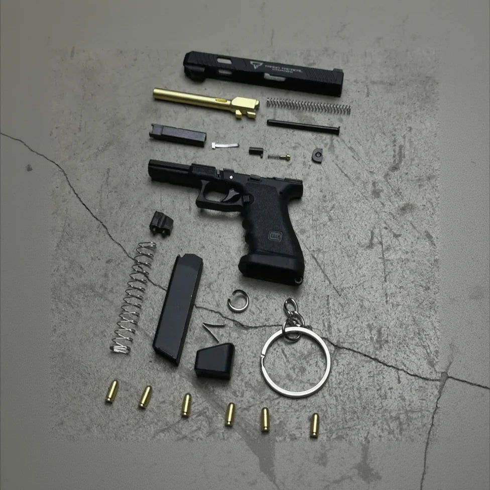 Glock G34 TTI Ejection Detachable Scale Model Keychain - TRIUMPH BASTION