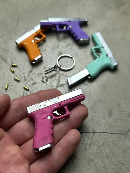 Glock G17 Ejection Detachable Keychain - Spectrum Edition