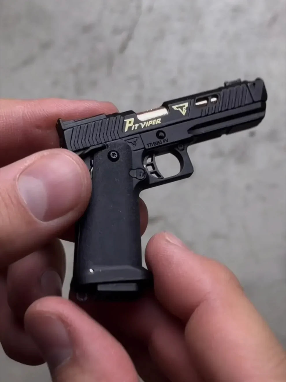 Glock G34 TTI Pit Viper Ejection Detachable Keychain With TTI Case